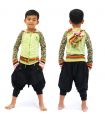 Global Underground Retro Langarm Kapuzenjacke für Kinder Größe M