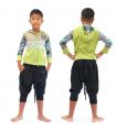 Global Underground Retro Long Sleeve Hooded Jacket for Kids Size L