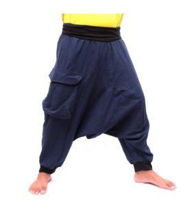 Aladinhose mit großer Seitentasche