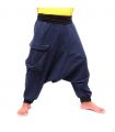 Harem pants with large side pocket