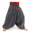Aladinhose Yoga Baumwolle grau