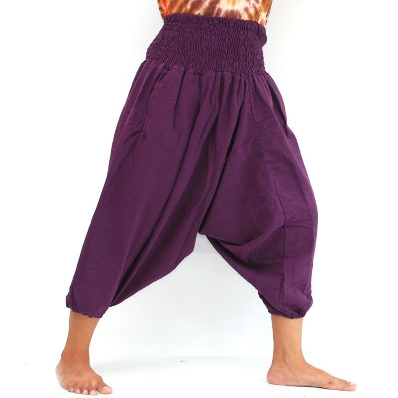 Aladinhose Damen und Herren violett
