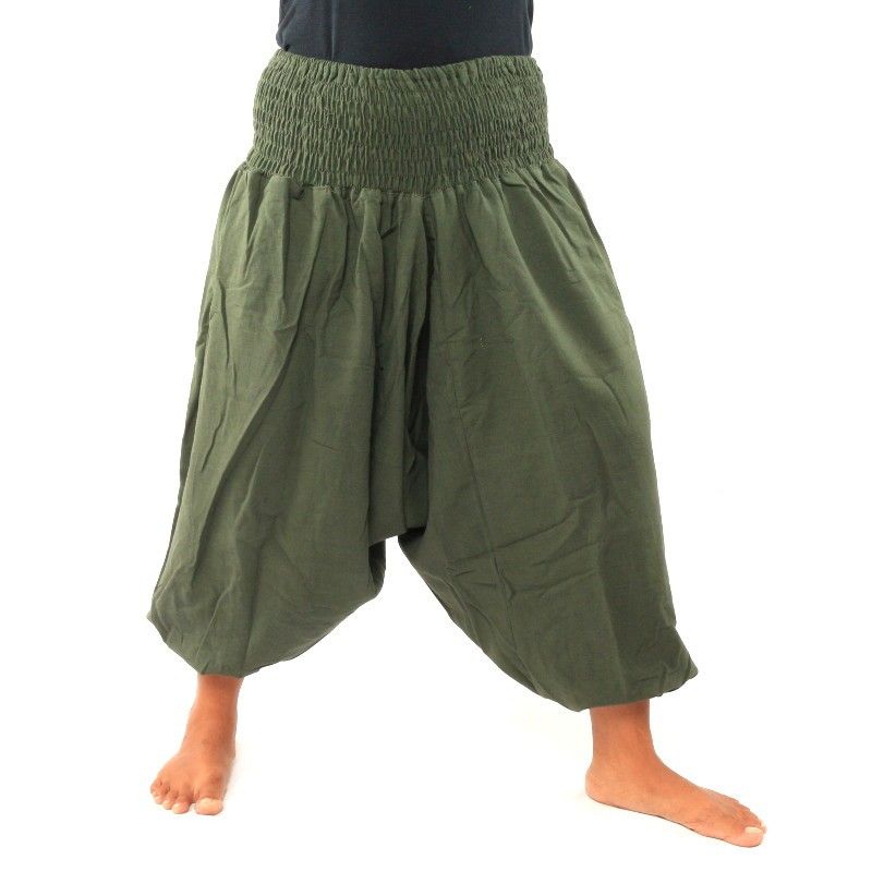 Aladinhose Damen und Herren grün