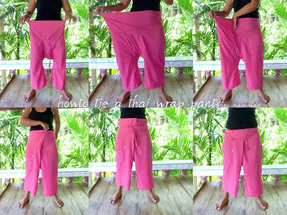 Thai Fisherman Pants wrap method - Jing Shop